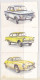 TRADE CARDS, CHOCOLATE, JACQUES, CARS OF 1962, 3X - Jacques