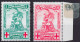 Timbres - Belgique - Croix Rouge 1914 - COB 126* Et 127/28** MNH - Cote 232 - 1914-1915 Rotes Kreuz