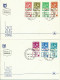 Delcampe - ISRAEL 1983 FDC YEAR SET WITH S/SHEETS SEE 8 SCANS - Brieven En Documenten