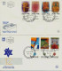 Delcampe - ISRAEL 1984 FDC YEAR SET WITH S/SHEETS + SEE 7 SCANS - Cartas & Documentos