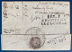 SUISSE Lettre 17 SEPT 1818 Marque CAROUGE + Double Déboursés "DEB 1 / BOURG L'AIN "&" DEB 1 / CHATILLON LEZ DOMBES " RRR - ...-1845 Voorlopers