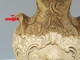 Delcampe - -JOLI ANCIEN VASE PIED REGULE & CORPS En PLATRE Décor ANGELOTS PUTTIS  Déco    E - Vasen