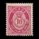 NORWAY.1882/93.10o Rose.Scott 40.MH - Ongebruikt