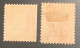 US #K10+K11 F-VF Used 1919-22  20c & 24c  U.S Postal Agency In China  (USA Chine Shanghai - China (Sjanghai)