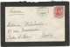 LUXEMBOURG 30C SEUL LETTRE COVER DEUIL VIANDEN 13.8.1923 POUR TOURS FRANCE - 1921-27 Charlotte Di Fronte