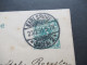 DR 1891 Reichspost GA Krone / Adler Sauberer Stempel Karlsruhe (Baden) 2 Nach Baden Baden Mit K1 Ank. Stempel - Postkarten