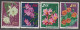 TAIWAN (Formose) - N°455/8 ** (1964) Fleurs - Ongebruikt