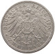 BADEN 2 MARK 1906 FRIEDRICH I. 1856-1907. #MA 001510 - 2, 3 & 5 Mark Silber