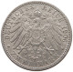 BADEN 2 MARK 1906 FRIEDRICH I. 1856-1907. #MA 001510 - 2, 3 & 5 Mark Argent