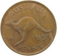 AUSTRALIA PENNY 1955 ELIZABETH II. (1952-) #MA 065191 - Penny