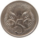 AUSTRALIA 5 CENTS 1966 ELIZABETH II. (1952-2022) #MA 099853 - 5 Cents