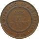 AUSTRALIA 1/2 PENNY 1934 GEORGE V. (1910-1936) #MA 066498 - ½ Penny