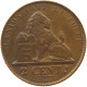 BELGIUM 2 CENTIMES 1863 LEOPOLD I. (1831-1865) #MA 100943 - 2 Cents