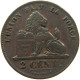 BELGIUM 2 CENTIMES 1836 LEOPOLD I. (1831-1865) #MA 067821 - 2 Cents