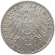 BAYERN 3 MARK 1909 OTTO 1886-1913 #MA 020863 - 2, 3 & 5 Mark Argento