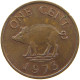 BERMUDA CENT 1973 ELIZABETH II. (1952-) #MA 063137 - Bermuda