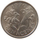 BERMUDA 10 CENTS 1970 ELIZABETH II. (1952-) #MA 063135 - Bermudes