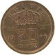 BELGIUM 20 CENTIMES 1954 BADOUIN I. 1951-1993 #MA 067332 - 20 Cent