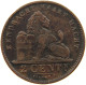 BELGIUM 2 CENTIMES 1912 ALBERT I. 1909-1934 #MA 100944 - 2 Cent