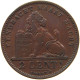 BELGIUM 2 CENTIMES 1905 LEOPOLD II. 1865-1909 #MA 067817 - 2 Cent