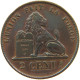 BELGIUM 2 CENTIMES 1870 LEOPOLD II. 1865-1909 #MA 067818 - 2 Centimes