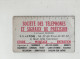 Calendrier En Métal Société Des Téléphones Et Signaux De Précision Lyon 1959 - Telefonía