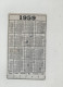 Calendrier En Métal Société Des Téléphones Et Signaux De Précision Lyon 1959 - Telefontechnik