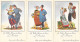 Lot 8 Chromos Provinces De France: Publicité Farines Jammet, Illustration Jean Droit: Artois, Provence, Berry, Poitou... - Otros & Sin Clasificación