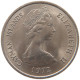 CAYMAN ISLANDS 25 CENTS 1972 ELIZABETH II. (1952-2022) #MA 099673 - Cayman (Isole)