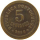 CAPE VERDE 5 CENTAVOS 1930  #MA 065143 - Cape Verde