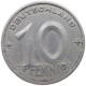DDR 10 PFENNIG A ÜBERARBEITET #MA 022918 - 10 Pfennig