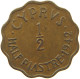 CYPRUS 1/2 PIASTRE 1942 GEORGE VI. (1936-1952) #MA 065141 - Cyprus