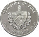 CUBA 10 PESOS 1995 ALUMINIUM PATTERN JOSE MARTI, PLAIN EDGE #MA 015042 - Kuba