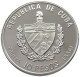 CUBA 10 PESOS 1995 ALUMINIUM PATTERN JOSE MARTI, PLAIN EDGE #MA 015042 - Cuba