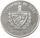 CUBA 10 PESOS 1995 ALUMINIUM PATTERN , REEDED EDGE, PIRATAS DEL CARIBE #MA 015057 - Cuba