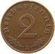 DRITTES REICH 2 PFENNIG 1940 E  #MA 100019 - 2 Reichspfennig