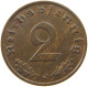 DRITTES REICH 2 PFENNIG 1939 J  #MA 011993 - 2 Reichspfennig