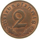 DRITTES REICH 2 PFENNIG 1939 B  #MA 011991 - 2 Reichspfennig