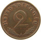 DRITTES REICH 2 PFENNIG 1939 A  #MA 100008 - 2 Reichspfennig