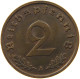 DRITTES REICH 2 PFENNIG 1937 A  #MA 100016 - 2 Reichspfennig