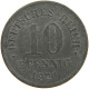 DEUTSCHES REICH 10 PFENNIG 1921  #MA 102792 - 10 Renten- & 10 Reichspfennig