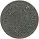 DEUTSCHES REICH 10 PFENNIG 1921  #MA 102791 - 10 Rentenpfennig & 10 Reichspfennig