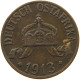 DEUTSCH OSTAFRIKA HELLER 1913 J  #MA 099992 - Deutsch-Ostafrika