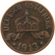 DEUTSCH OSTAFRIKA HELLER 1913 A  #MA 099925 - German East Africa