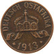 DEUTSCH OSTAFRIKA HELLER 1913 A  #MA 099922 - German East Africa