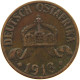 DEUTSCH OSTAFRIKA HELLER 1913 A  #MA 098576 - Deutsch-Ostafrika