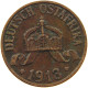 DEUTSCH OSTAFRIKA HELLER 1913 A  #MA 098536 - Deutsch-Ostafrika