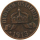 DEUTSCH OSTAFRIKA HELLER 1913 A  #MA 098465 - África Oriental Alemana