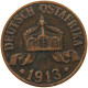 DEUTSCH OSTAFRIKA HELLER 1913 A  #MA 098488 - Deutsch-Ostafrika