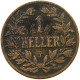 DEUTSCH OSTAFRIKA HELLER 1911 J  #MA 100933 - África Oriental Alemana
